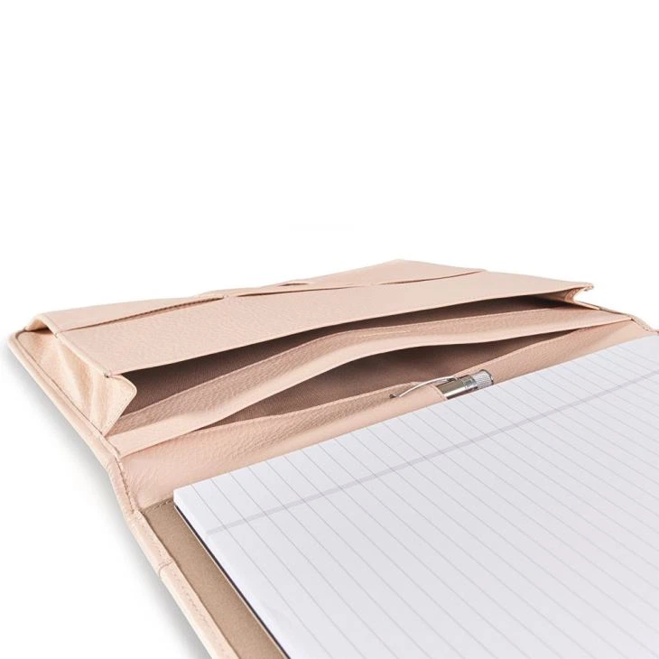 Pink Bifold PU Leather Document Portfolio Pink Bifold PU Leather Document Portfolio